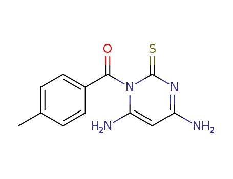(4,6-Diamino-2-sulfanylidenepyrimidin-1(2H)-yl)(4-methylphenyl)methanone