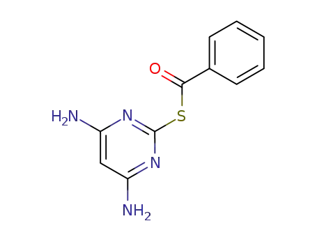Benzenecarbothioic acid, S-(4,6-diamino-2-pyrimidinyl) ester