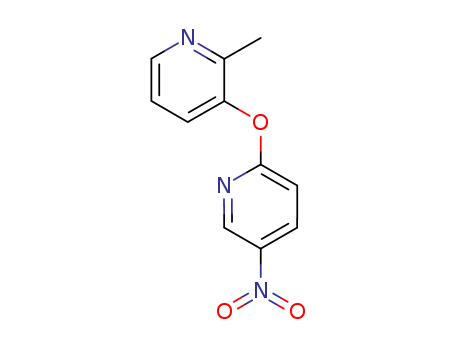 2-Methyl-3-((5-nitropyridin-2-yl)oxy)pyridine