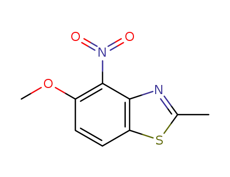 벤조 티아 졸, 5- 메 톡시 -2- 메틸 -4- 니트로-(9CI)