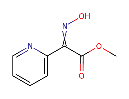 Molecular Structure of 154410-82-9 ((Z)-Methyl 2-(hydroxyiMino)-2-(pyridin-2-yl)acetate)