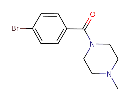 Molecular Structure of 349395-87-5 (1-(4-bromobenzoyl)-4-methylpiperazine)