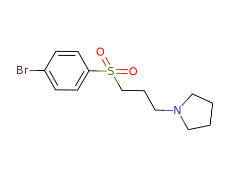 1-(3-(4-BROMOPHENYLSULFONYL)PROPYL)PYRROLIDINE
