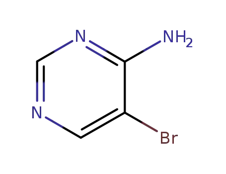 Molecular Structure of 1439-10-7 (5-BROMOPYRIMIDIN-4-AMINE)