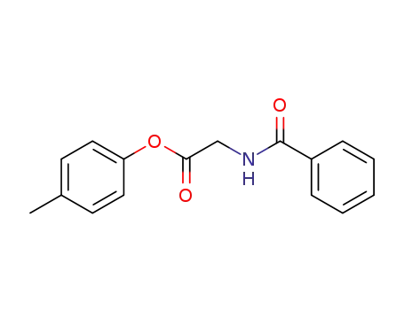 Glycine, N-benzoyl-, 4-methylphenyl ester