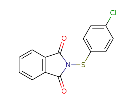 Molecular Structure of 14204-31-0 (2-(4-Chlorophenylsulfanyl)isoindole-1,3-(2H)-dione)