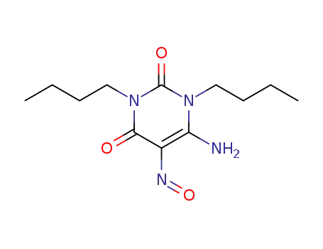 2,4(1H,3H)-Pyrimidinedione, 6-amino-1,3-dibutyl-5-nitroso-