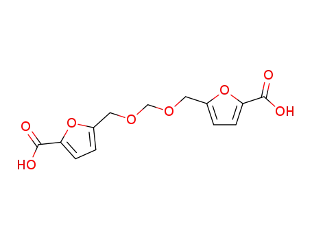 Molecular Structure of 83598-30-5 (2-Furancarboxylic acid, 5,5'-[methylenebis(oxymethylene)]bis-)