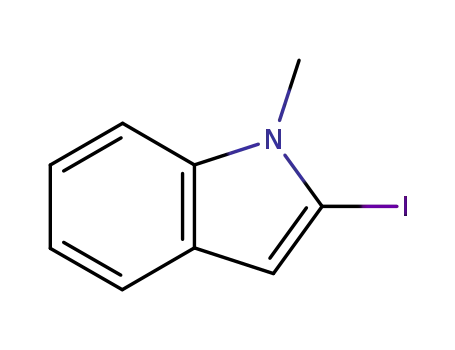 Molecular Structure of 75833-63-5 (2-iodo-1-methyl-1H-indole)