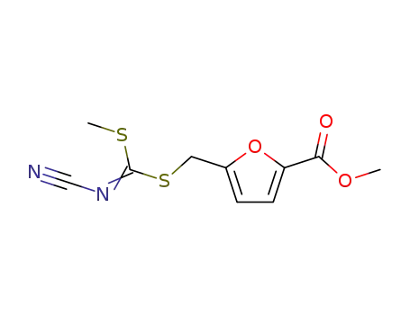 2-Furancarboxylic acid,
5-[[[(cyanoimino)(methylthio)methyl]thio]methyl]-, methyl ester