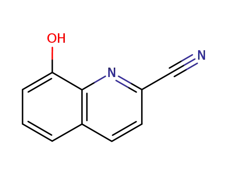 Molecular Structure of 6759-78-0 (8-HYDROXYQUINOLINE-2-CARBONITRILE)