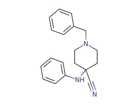 1-BENZYL-4-CYANO-4-(PHENYLAMINO)PIPERIDINE