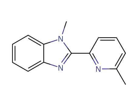 Molecular Structure of 143266-97-1 (1H-Benzimidazole, 1-methyl-2-(6-methyl-2-pyridinyl)-)