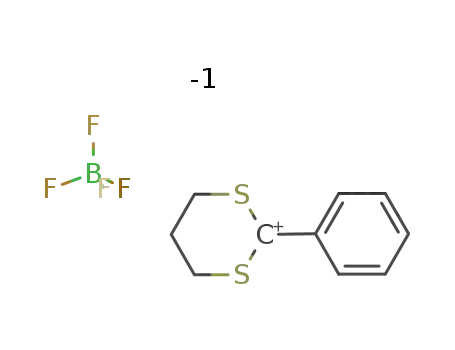 Molecular Structure of 86201-64-1 (4H-1,3-Dithiin-1-ium, 5,6-dihydro-2-phenyl-, tetrafluoroborate(1-))