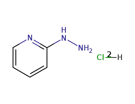 Pyridine,2-hydrazinyl-, hydrochloride (1:2)