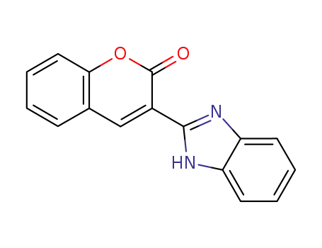 Molecular Structure of 1032-97-9 (3-(1H-benzimidazol-2-yl)-2H-1-benzopyran-2-one)