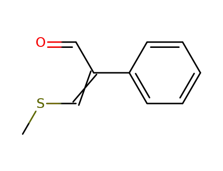 Benzeneacetaldehyde, a-[(methylthio)methylene]-