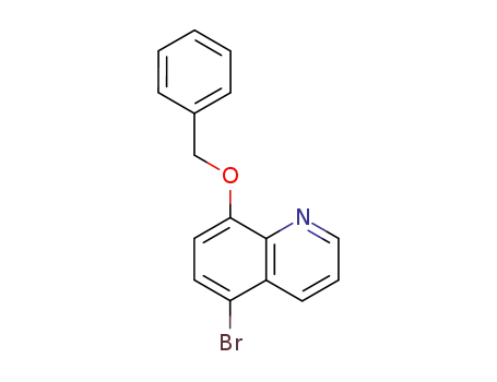 Molecular Structure of 202259-06-1 (Quinoline, 5-bromo-8-(phenylmethoxy)-)