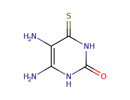 Molecular Structure of 40848-33-7 (4,5-DIAMINO-6-THIOURACIL)