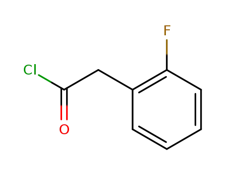 Molecular Structure of 451-81-0 (2-(2'-FLUOROPHENYL)-ACETYL-CHLORIDE)