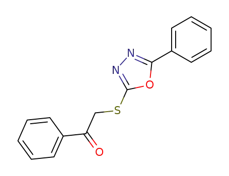1-phenyl-2-[(5-phenyl-1,3,4-oxadiazol-2-yl)sulfanyl]ethanone