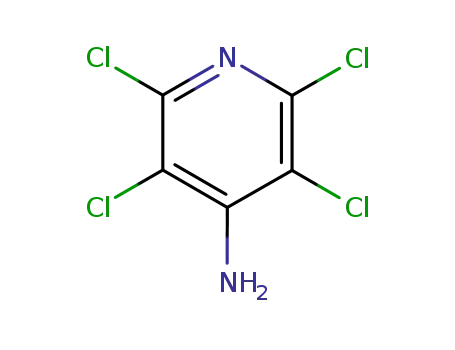 Molecular Structure of 2176-63-8 (2,3,5,6-TETRACHLOROPYRIDIN-4-AMINE)
