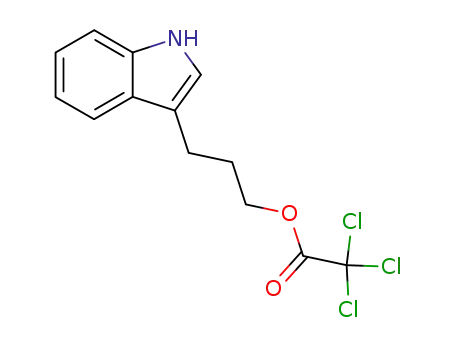 Acetic acid, trichloro-, 3-(1H-indol-3-yl)propyl ester