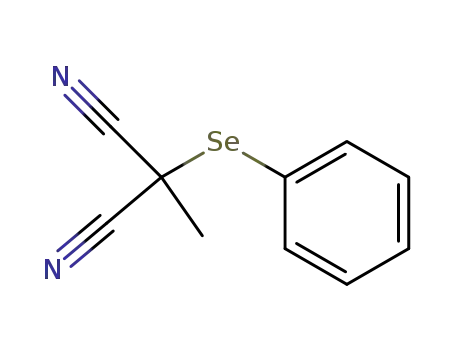 Methyl(phenylselanyl)propanedinitrile