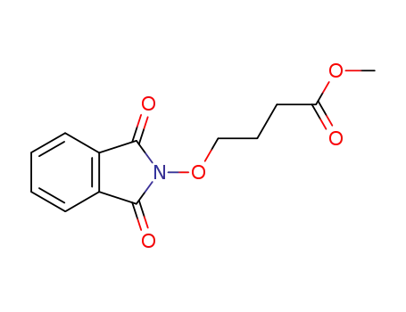 Molecular Structure of 119449-74-0 (Butanoic acid, 4-[(1,3-dihydro-1,3-dioxo-2H-isoindol-2-yl)oxy]-, methyl
ester)