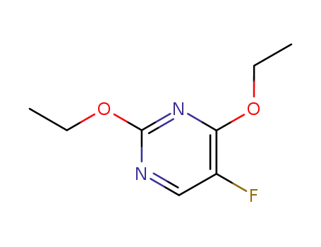Molecular Structure of 155-36-2 (2,4-DIETHOXY-5-FLUOROPYRIMIDINE)
