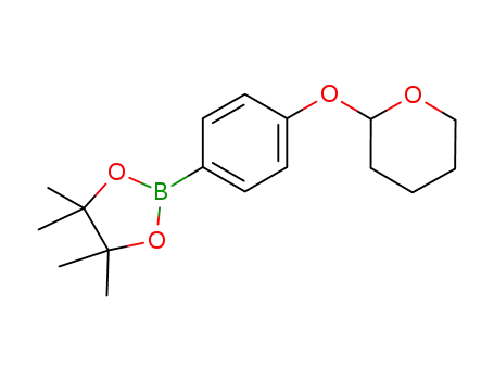 4-(tetrahydro-2H-pyran-2-yloxy)phenylboronic acid pinacol ester cas no. 889865-38-7 98%