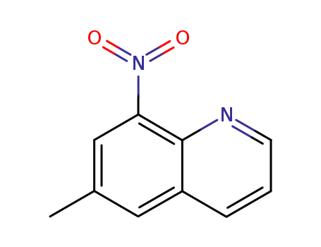 Molecular Structure of 68420-92-8 (6-Methyl-8-nitroquinoline)