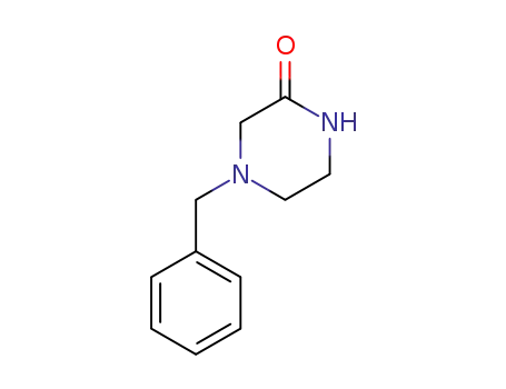 Molecular Structure of 13754-41-1 (1-BENZYL-3-OXOPIPERAZINE)