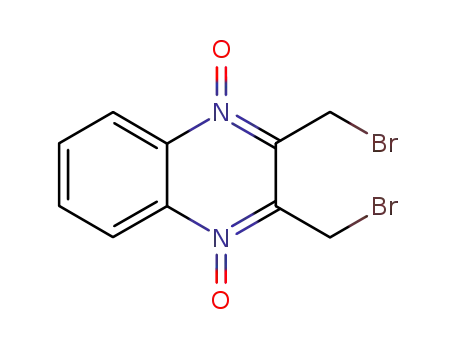 Molecular Structure of 18080-67-6 (2,3-BIS(BROMOMETHYL)QUINOXALINE 1,4-DIOXIDE)