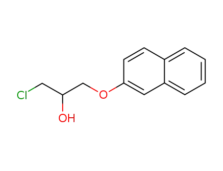 Molecular Structure of 20133-94-2 (2-Propanol, 1-chloro-3-(2-naphthalenyloxy)-)