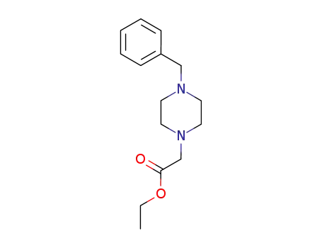 Molecular Structure of 23173-76-4 (1-BENZYL-4-(ETHOXYCARBONYLMETHYL)PIPERAZINE)