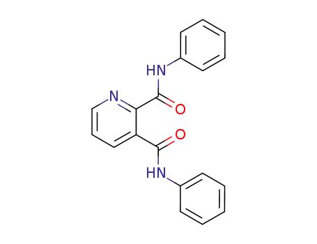 Molecular Structure of 94301-63-0 (2,3-Pyridinedicarboxamide, N,N'-diphenyl-)