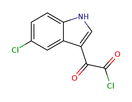 1H-Indole-3-acetyl chloride, 5-chloro-a-oxo-