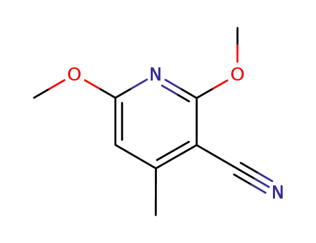 3-Pyridinecarbonitrile,2,6-dimethoxy-4-methyl- cas  26345-14-2