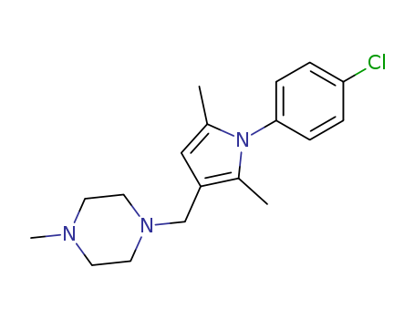 1-{[1-(4-chlorophenyl)-2,5-dimethyl-1H-pyrrol-3-yl]methyl}-4-methylpiperazine