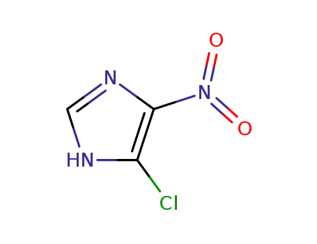 Molecular Structure of 57531-38-1 (1H-Imidazole,4-chloro-5-nitro-(9CI))