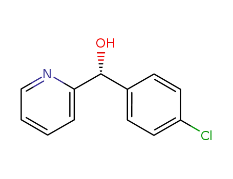 Molecular Structure of 112966-26-4 ((R)-(4-Chlorophenyl)(pyridin-2-yl)methanol)