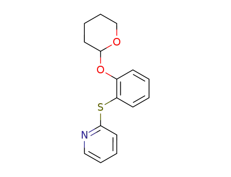 Pyridine, 2-[[2-[(tetrahydro-2H-pyran-2-yl)oxy]phenyl]thio]-