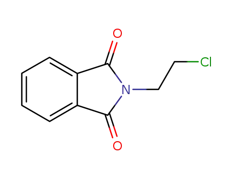 Molecular Structure of 6270-06-0 (N-(2-CHLOROETHYL)PHTHALIMIDE)