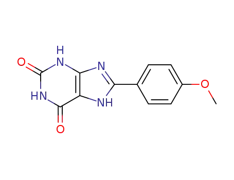 1H-Purine-2,6-dione, 3,7-dihydro-8-(4-methoxyphenyl)-