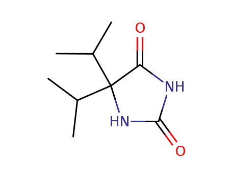 Molecular Structure of 52532-01-1 (5,5-dipropan-2-ylimidazolidine-2,4-dione)