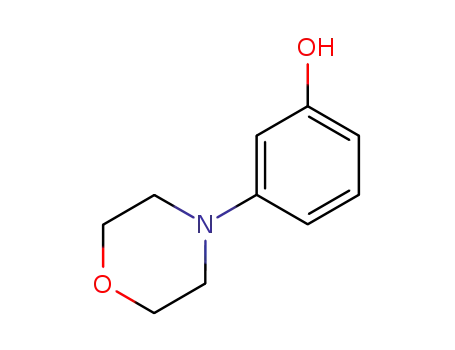 Molecular Structure of 27292-49-5 (3-MORPHOLINOPHENOL)