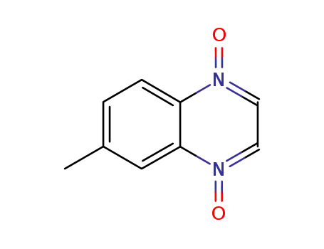 Molecular Structure of 33368-89-7 (Quinoxaline,  6-methyl-,  1,4-dioxide)