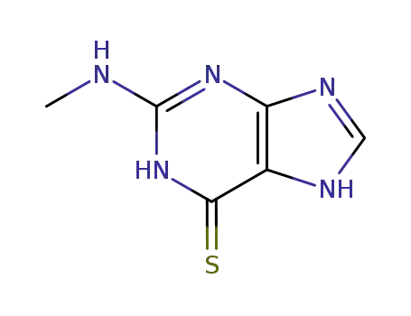 2-(Methylamino)-3,7-dihydropurine-6-thione