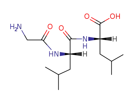 Molecular Structure of 4464-35-1 (L-Leucine, glycyl-L-leucyl-)